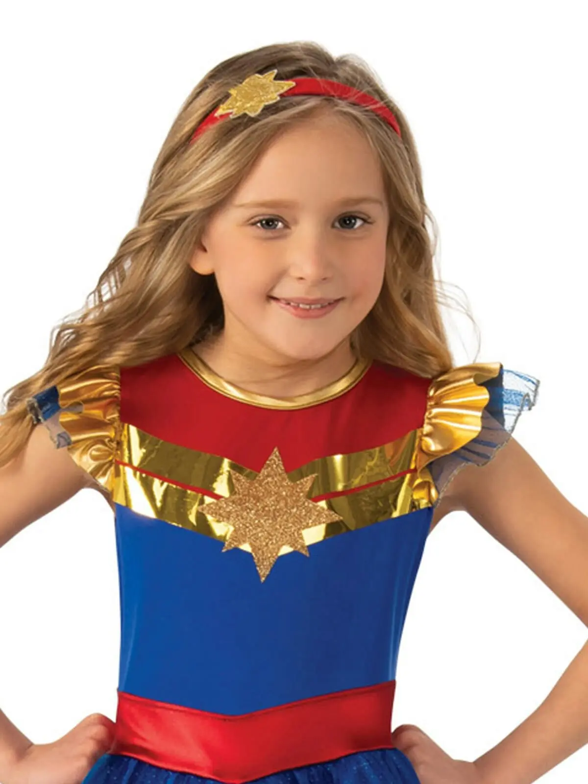 Marvel Captain Tutu Dress Up Party Costume Kids/Children/Girls Size 4-6