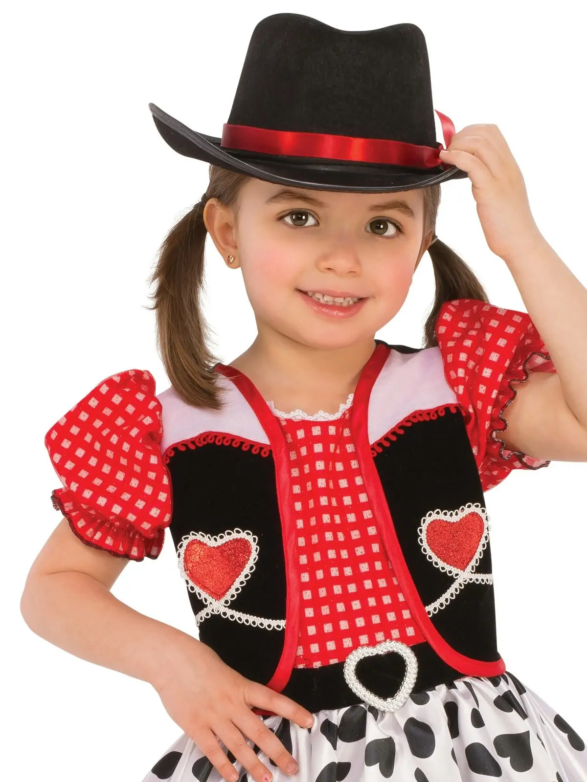 Rubies Western Cowgirl w/Hat Dress Up Kids/Girls Halloween Party Costume Size XS