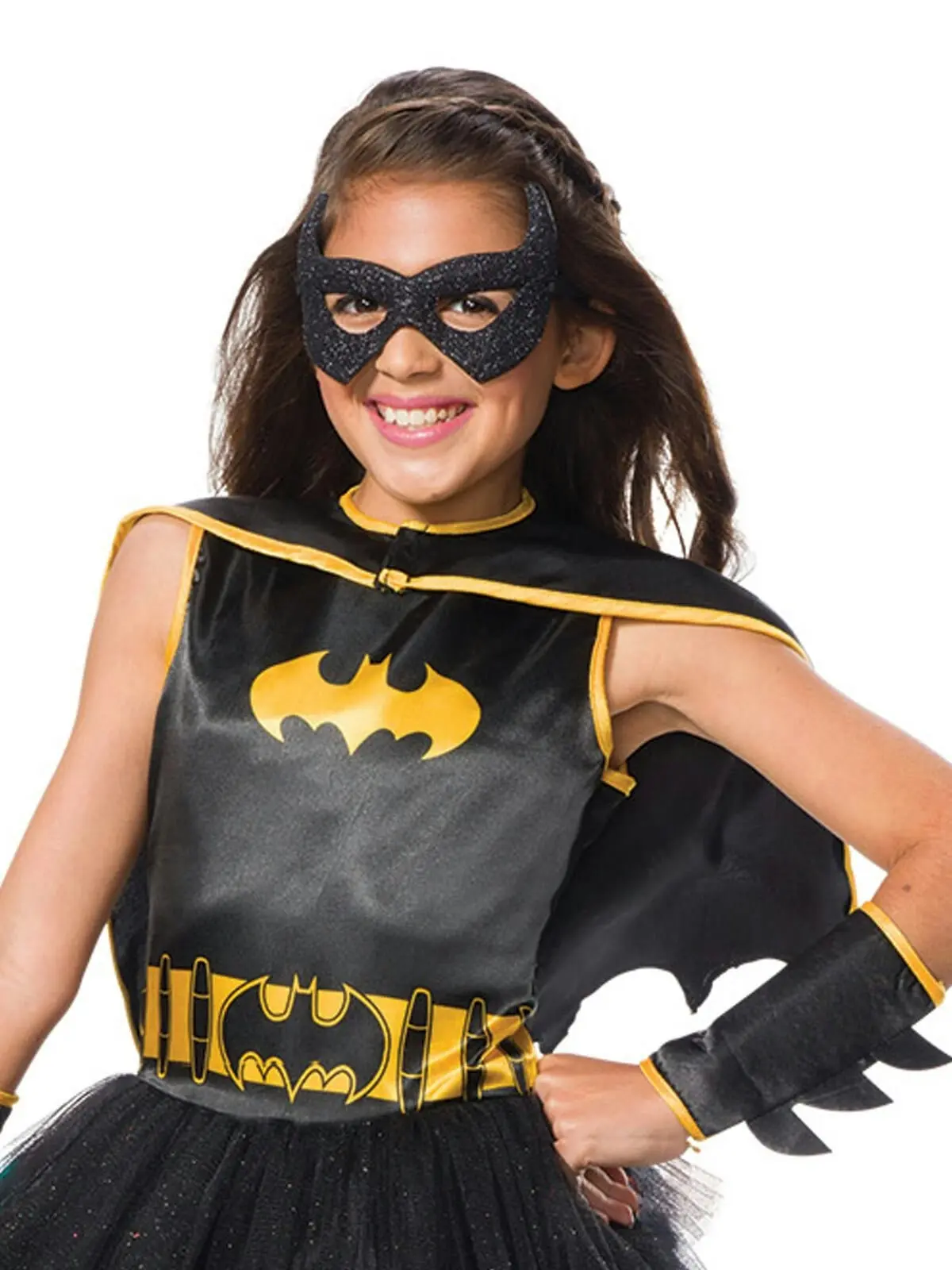 DC Comics Justice League Batgirl Opp Tutu Dress Kids Halloween Costume Size 4-6