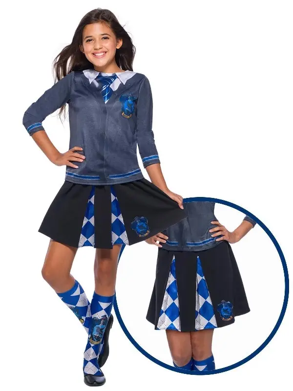 Harry Potter Ravenclaw Kids/Child Skirt Dress Up Party Costume Girls One Size