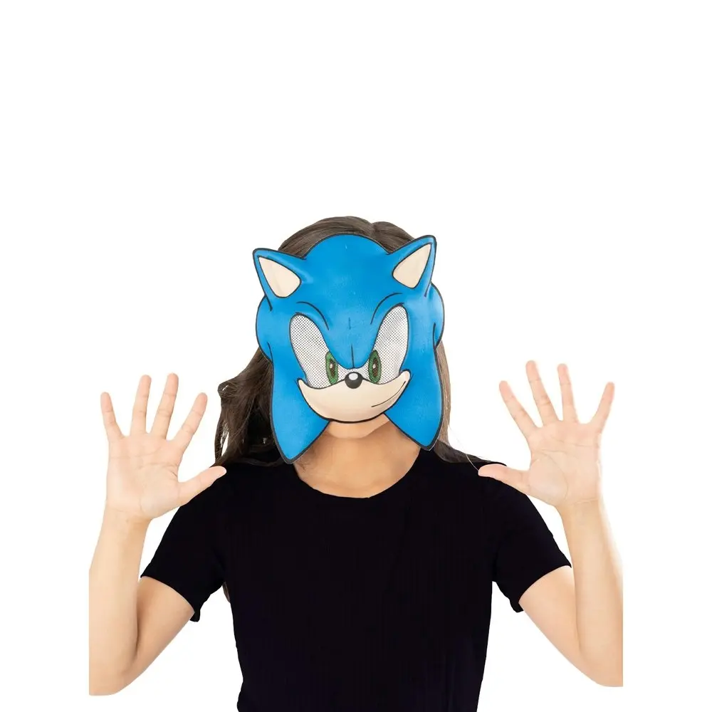 Sonic the Hedgehog 1/2 Mask Kids/Children Halloween Party Costume Accessory