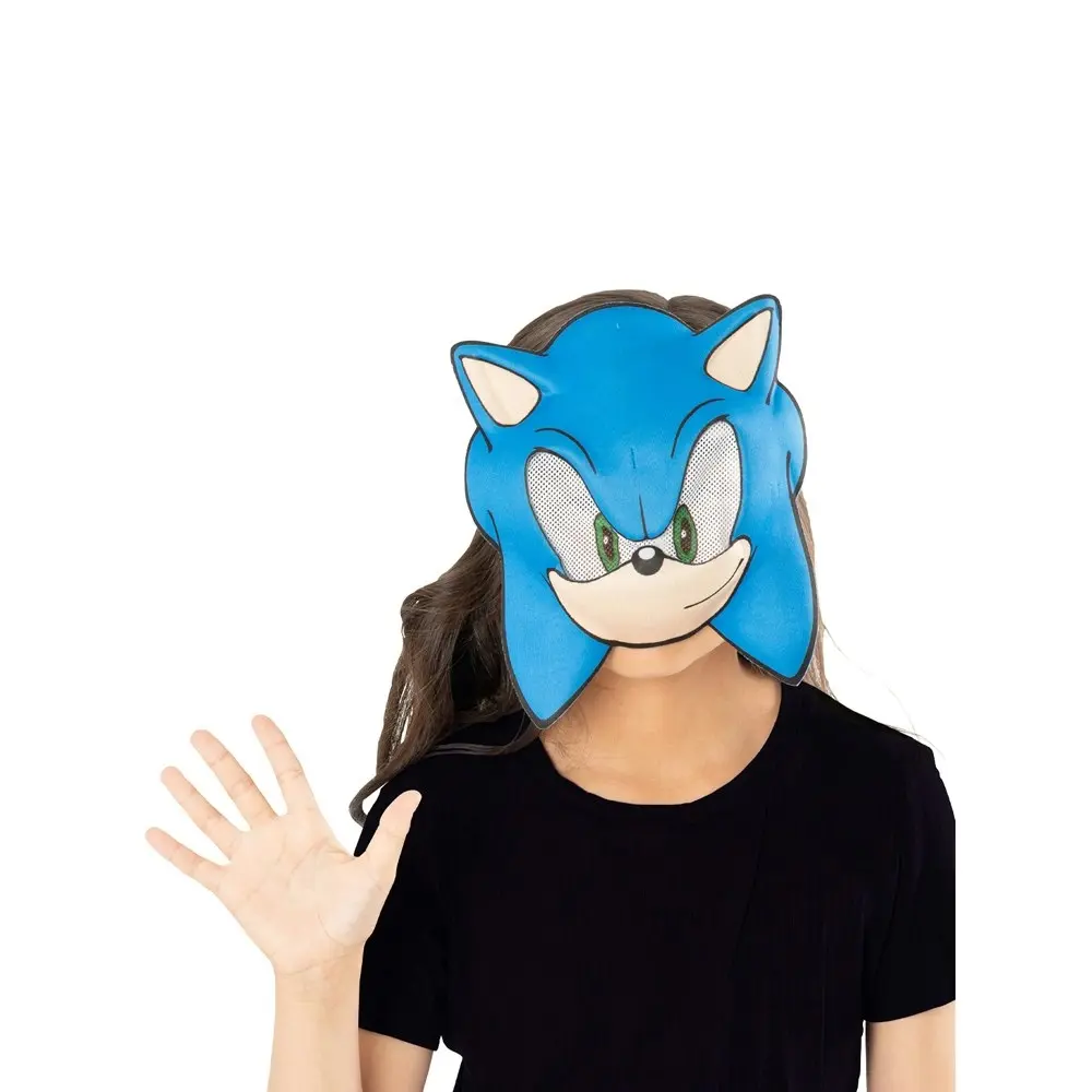 Sonic the Hedgehog 1/2 Mask Kids/Children Halloween Party Costume Accessory