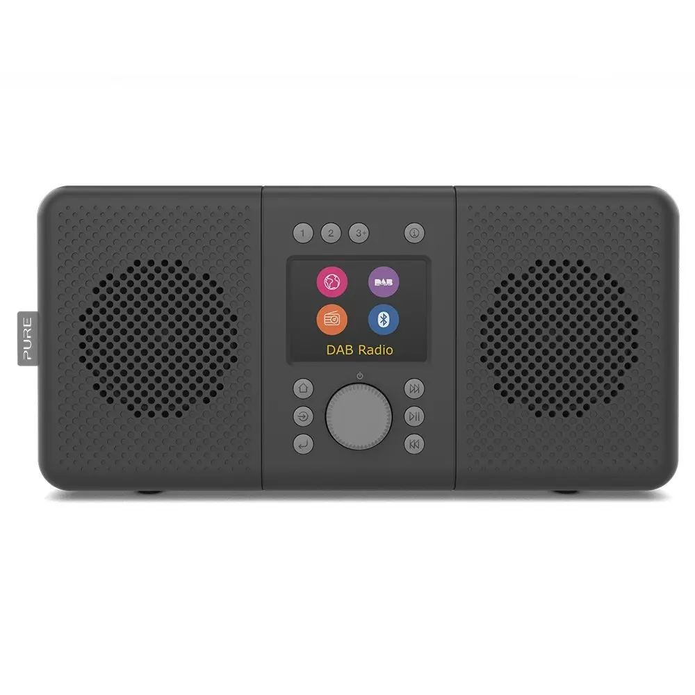 Pure Elan Connect+ Internet 24.7cm DAB+/FM Radio Bluetooth Sound Audio Charcoal