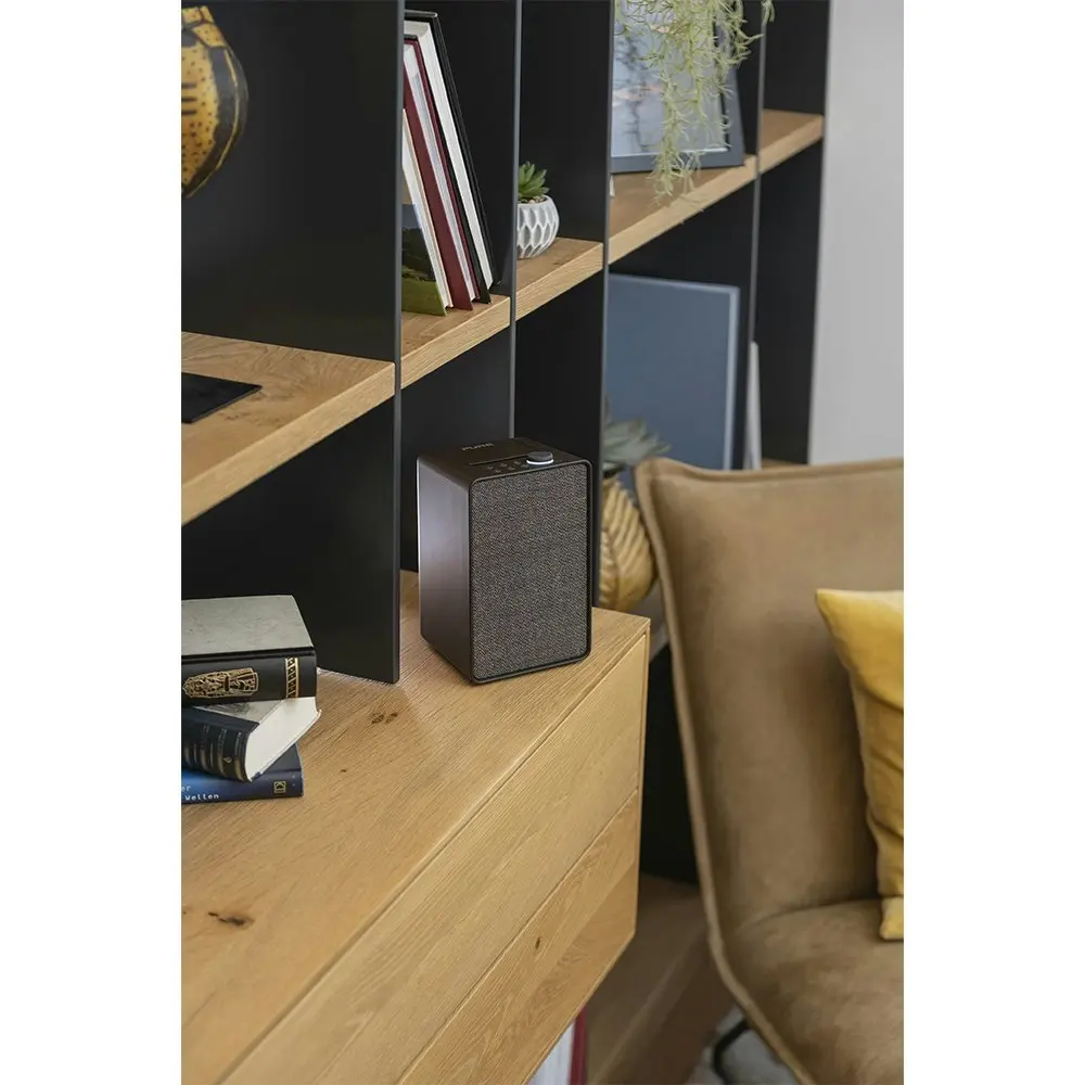 Pure Evoke Spot 18.8cm Music System Speaker Bluetooth DAB+ Radio Cotton Black