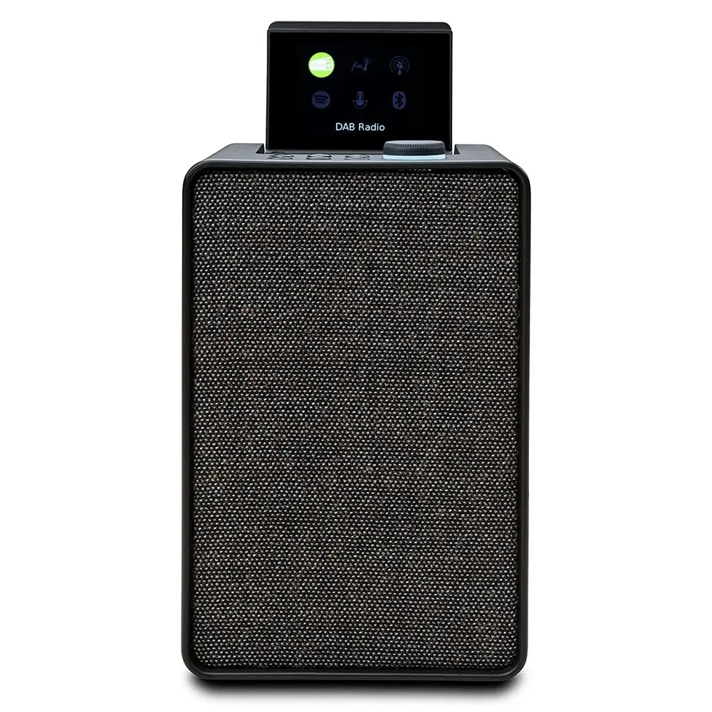 Pure Evoke Spot 18.8cm Music System Speaker Bluetooth DAB+ Radio Cotton Black