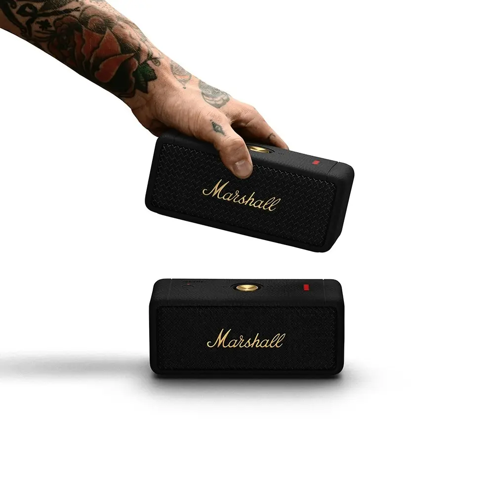 Marshall Emberton II Bluetooth 5.1 Portable Wireless Speaker Black & Brass