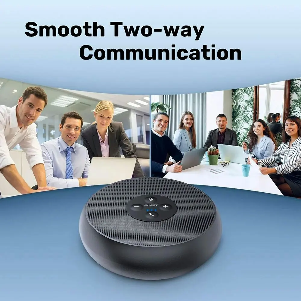 EMEET Portable OfficeCore M1A Zoom-Certified Plug-and-Play USB Speakerphone