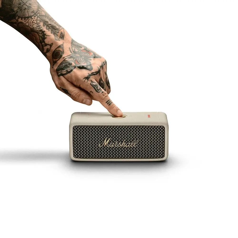 Marshall Emberton II Bluetooth 5.1 Compact Portable Wireless Speaker Cream