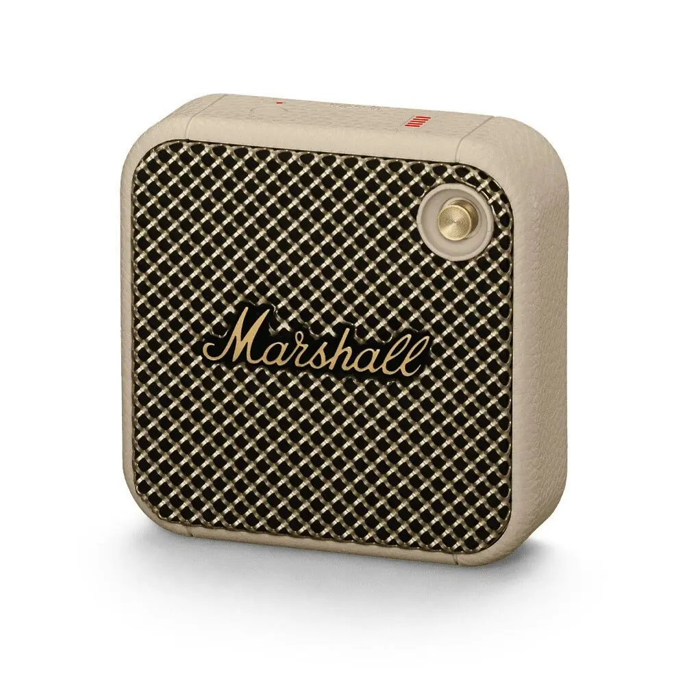 Marshall Willen IP67 Portable Pocket-Size Bluetooth Speaker w/Microphone - Cream