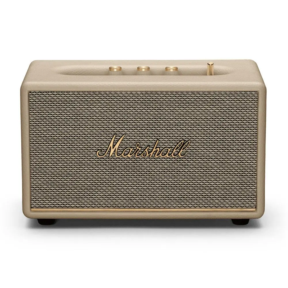 Marshall Acton III Vintage Bluetooth & 3.5mm Wired Home/TV Stereo Speaker Cream