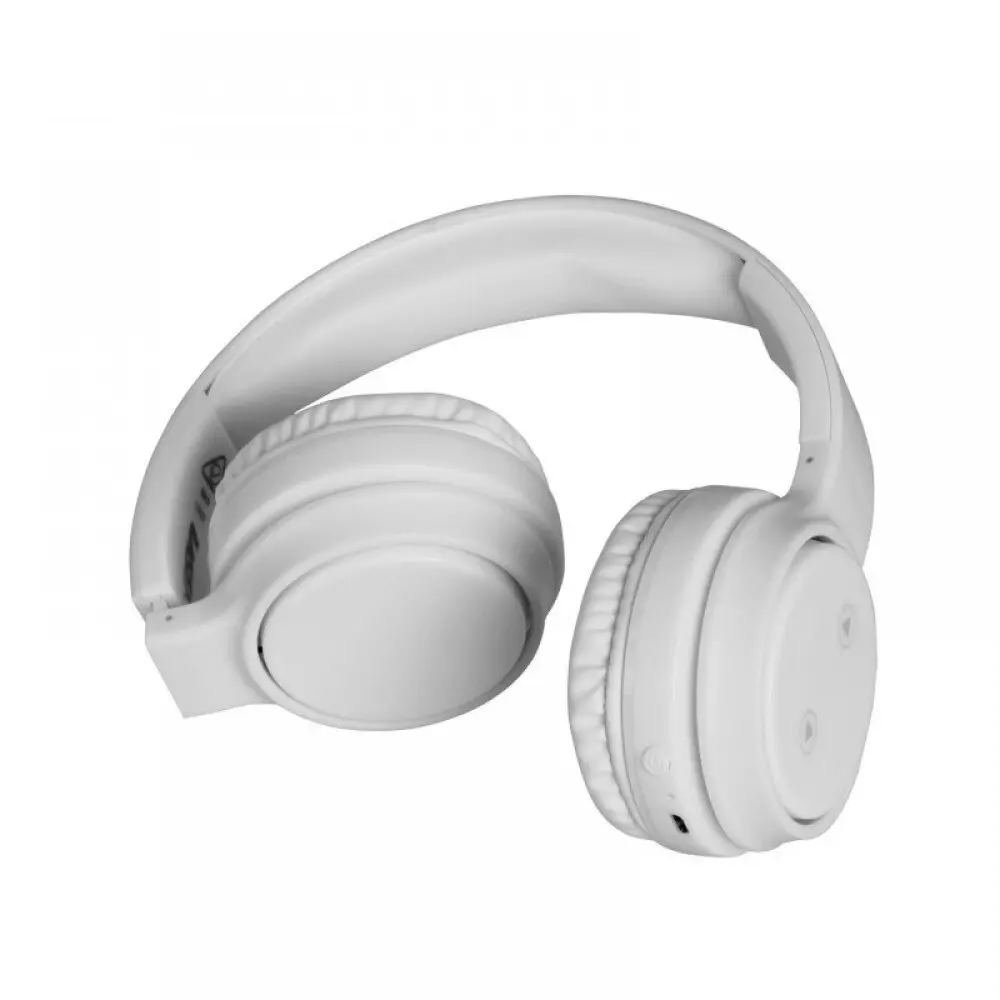 Laser Foldable Wireless Bluetooth Headphones Over-Ear Headset w/Mic Bright White