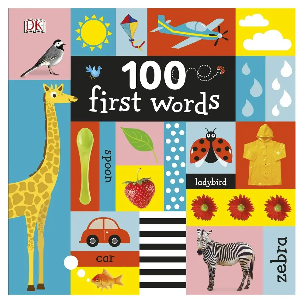 DK 100 First Words Dawn Sirett Baby/Kids/Childrens Picture/Educational Book