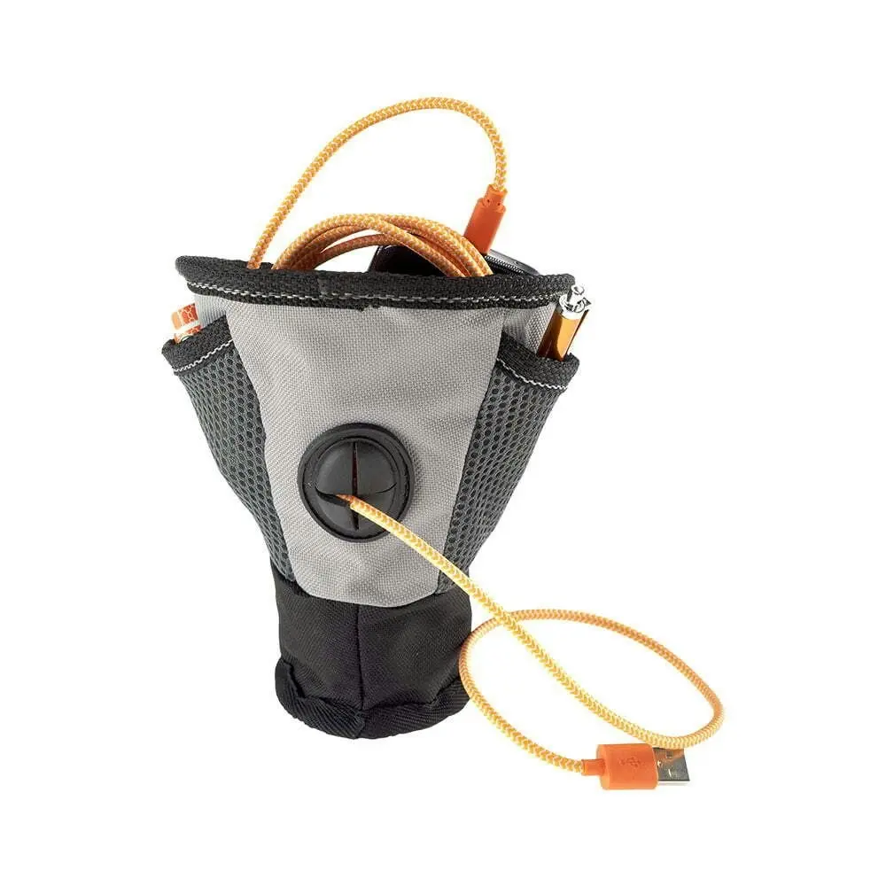 High Road Polyester Driver Cup Organiser Travel Storage Pouch w/Mesh Pocket Grey