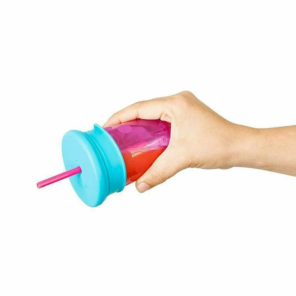 9pc Boon Snug Straw Baby/Girl/12m+/Infant Universal Cup Cover/Lid Pink/Blue/PP