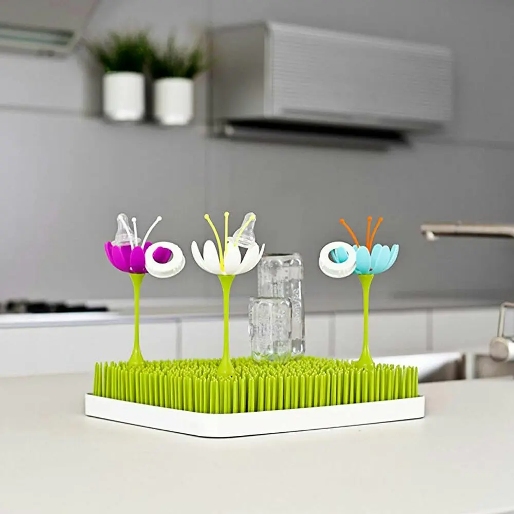 2PK Boon Stem Drying Rack Baby/Infant Accessories f/ Grass/Lawn Countertop BL/OR