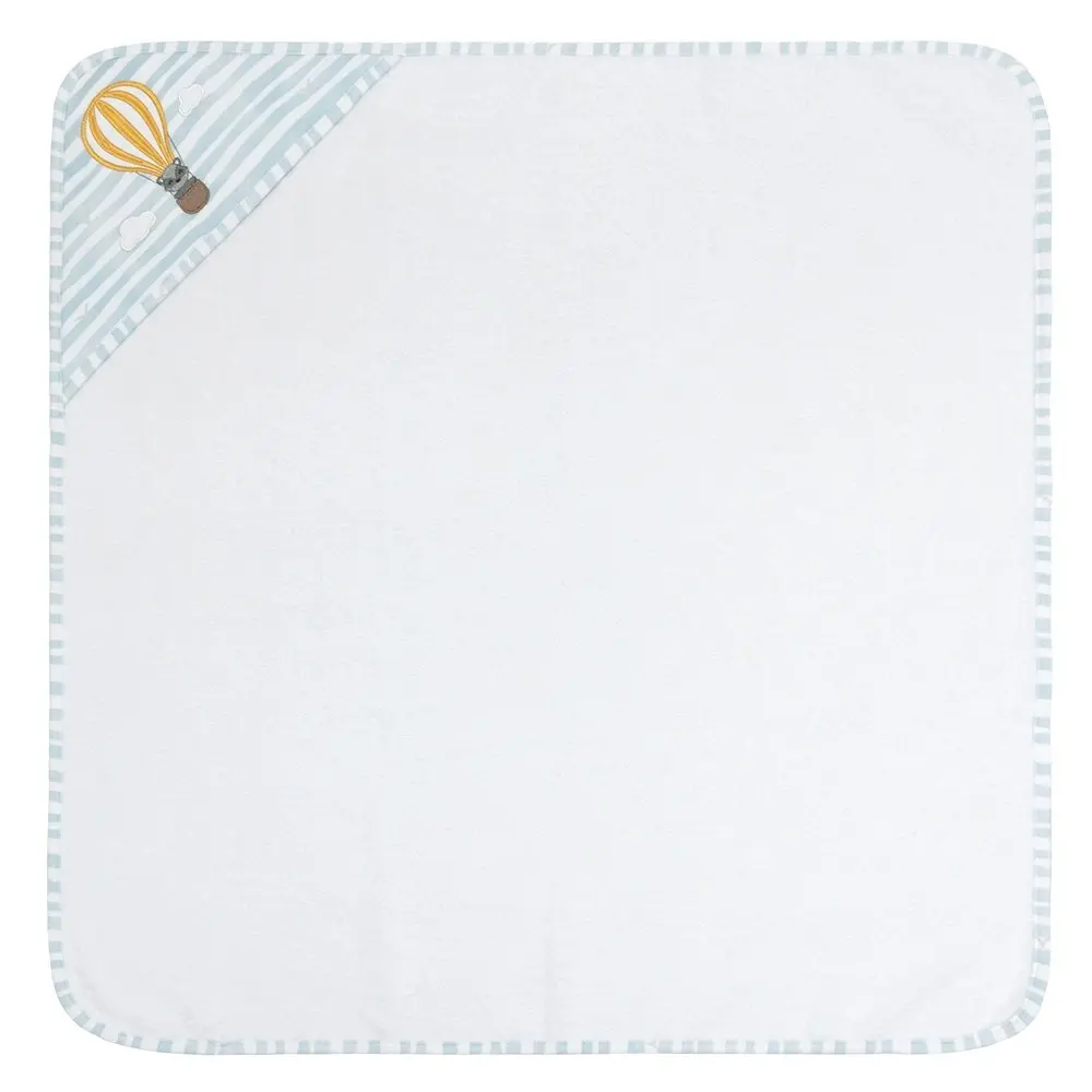 Living Textiles Newborn/Infant/Baby Cotton Nursery Hooded Towel Up Up & Away