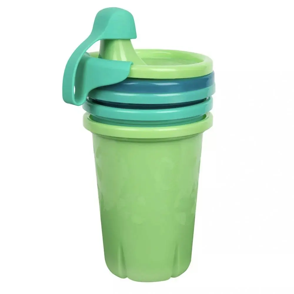 6pc Green Grown 10oz/296ml Spill Proof Sippy/Drinking Cups Kids 9m+ Assorted