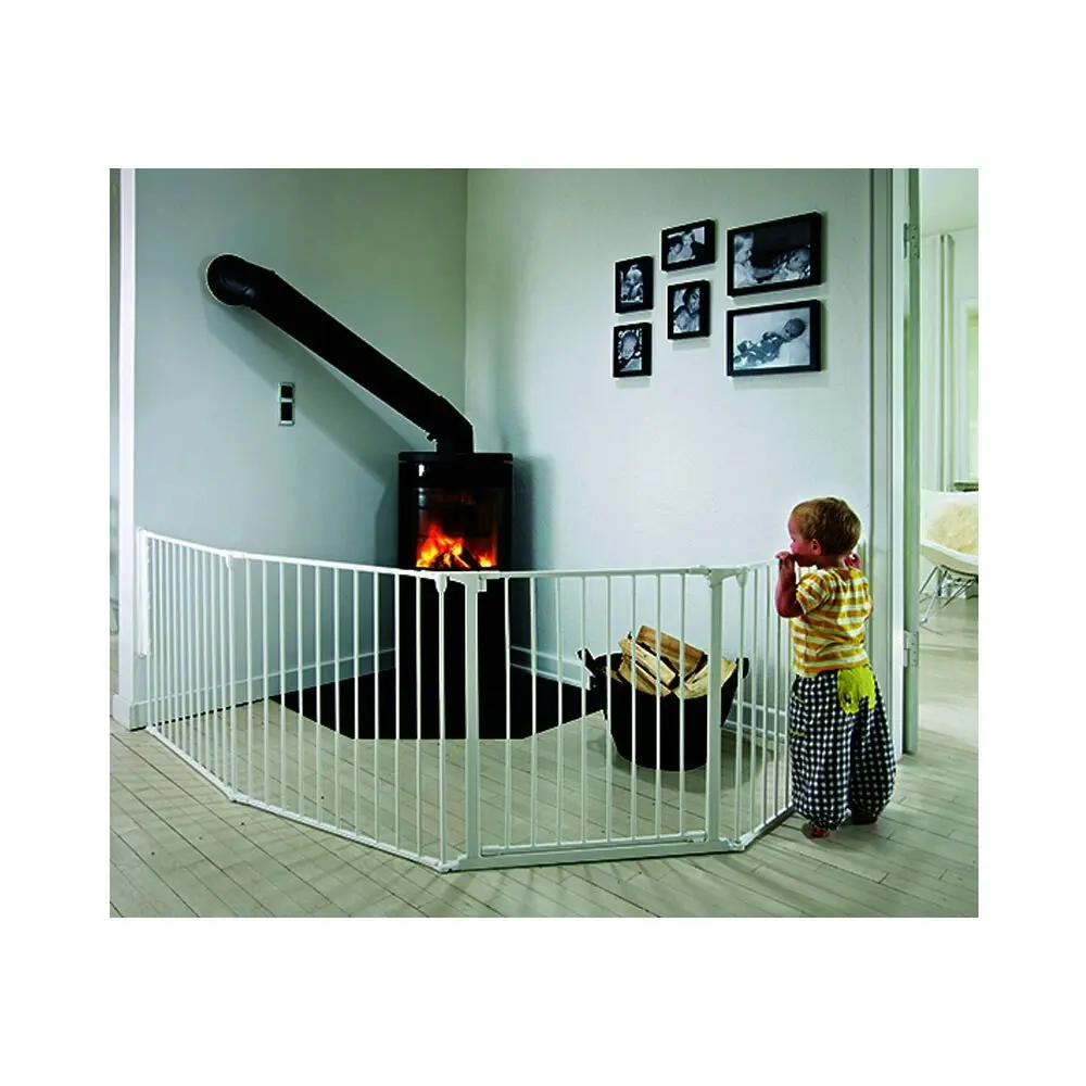 BabyDan Flex Small Configure Extras For Baby Safety Protection Fence Gate White