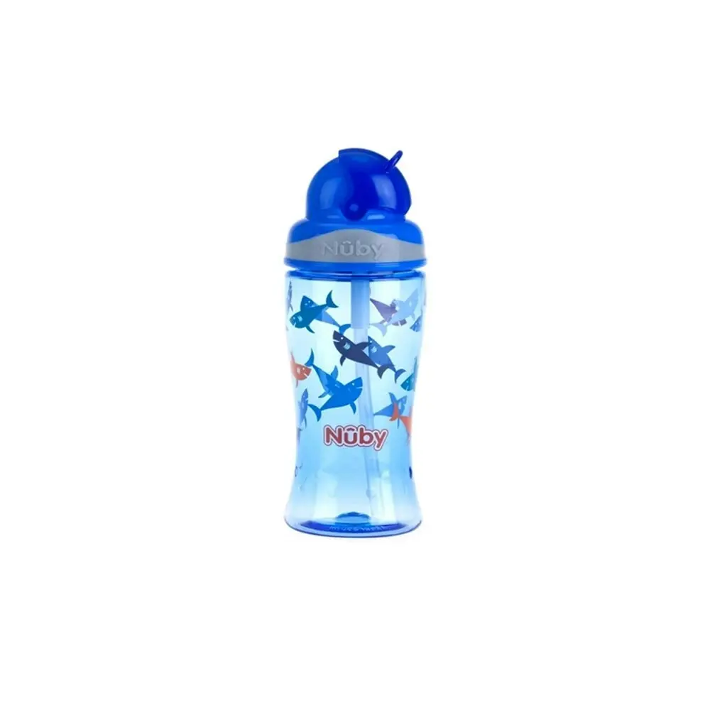 Nuby Tritan Boost Kids Flip It Straw Top Drinking Cup 360ml 12m+ Assorted