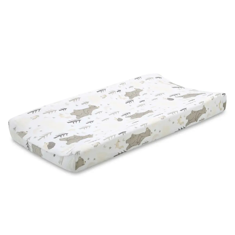 2x The Peanutshell Baby Polyester Changing Pad Cover Sleeve Under The Stars 81cm