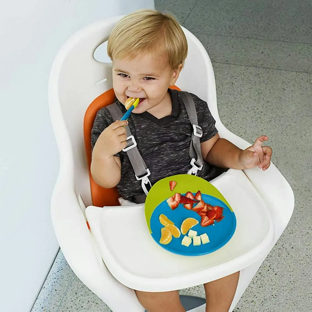 Boon Baby/Toddler 9m+ Feeding Catch Food Catcher Plate w/ Suction Base Pink/PP