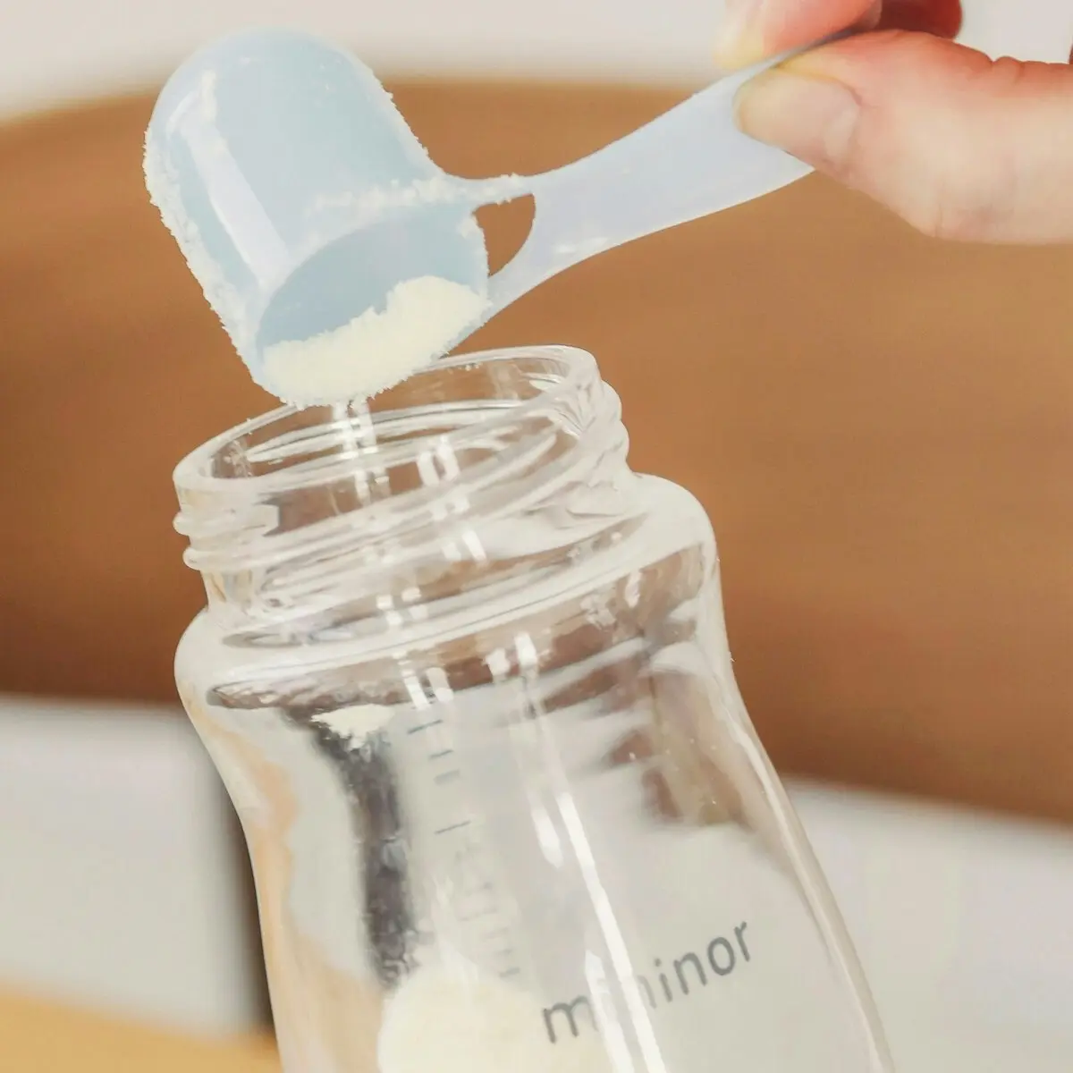 Mininor Baby/Infant 240ml Glass Feeding Bottle w/ Anti-Colic Silicone Teat 3m+