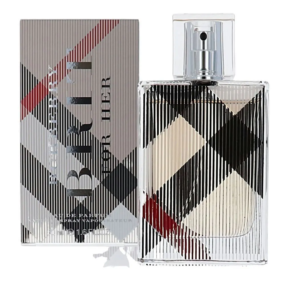 Burberry Brit For Her Eau De Parfum 50ml Natural Spray Women's Fragrance EDP