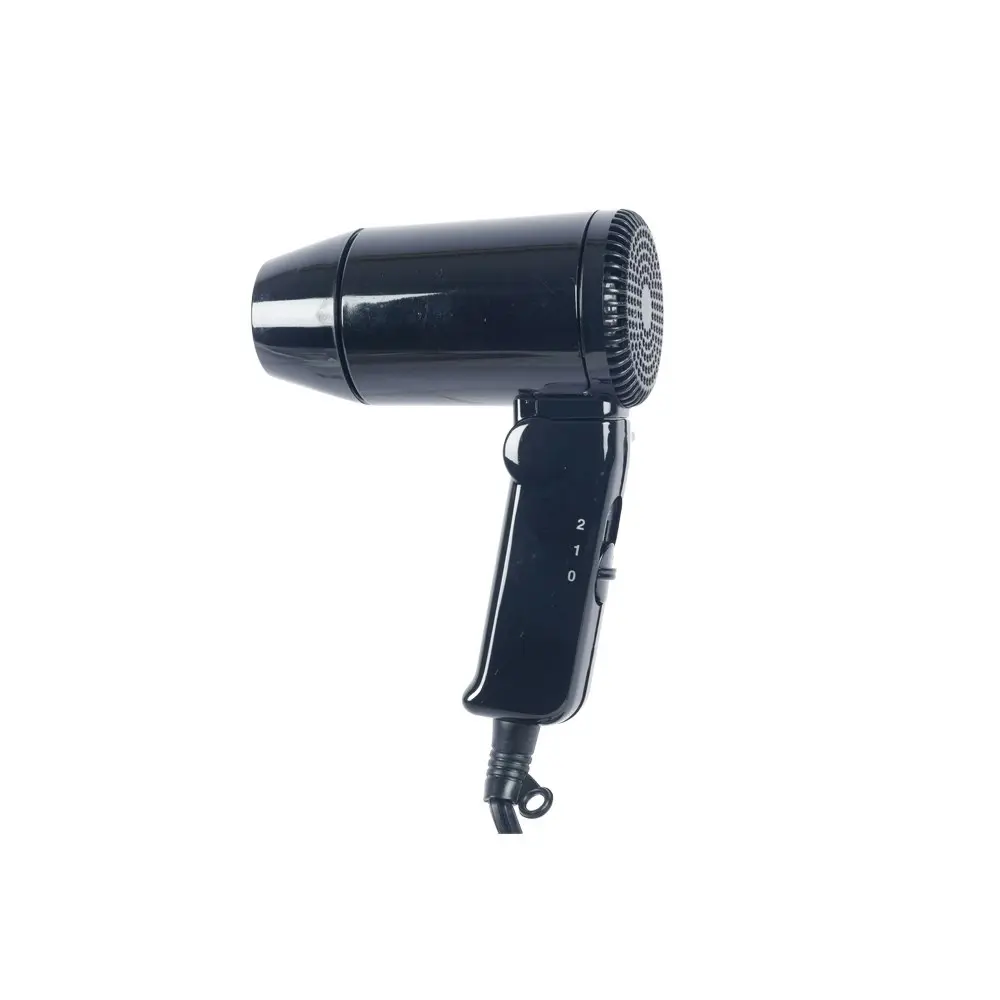 Wildtrak 12V Portable Car Hairdryer Outdoor/Travel Blow Dry Hairdresser Black