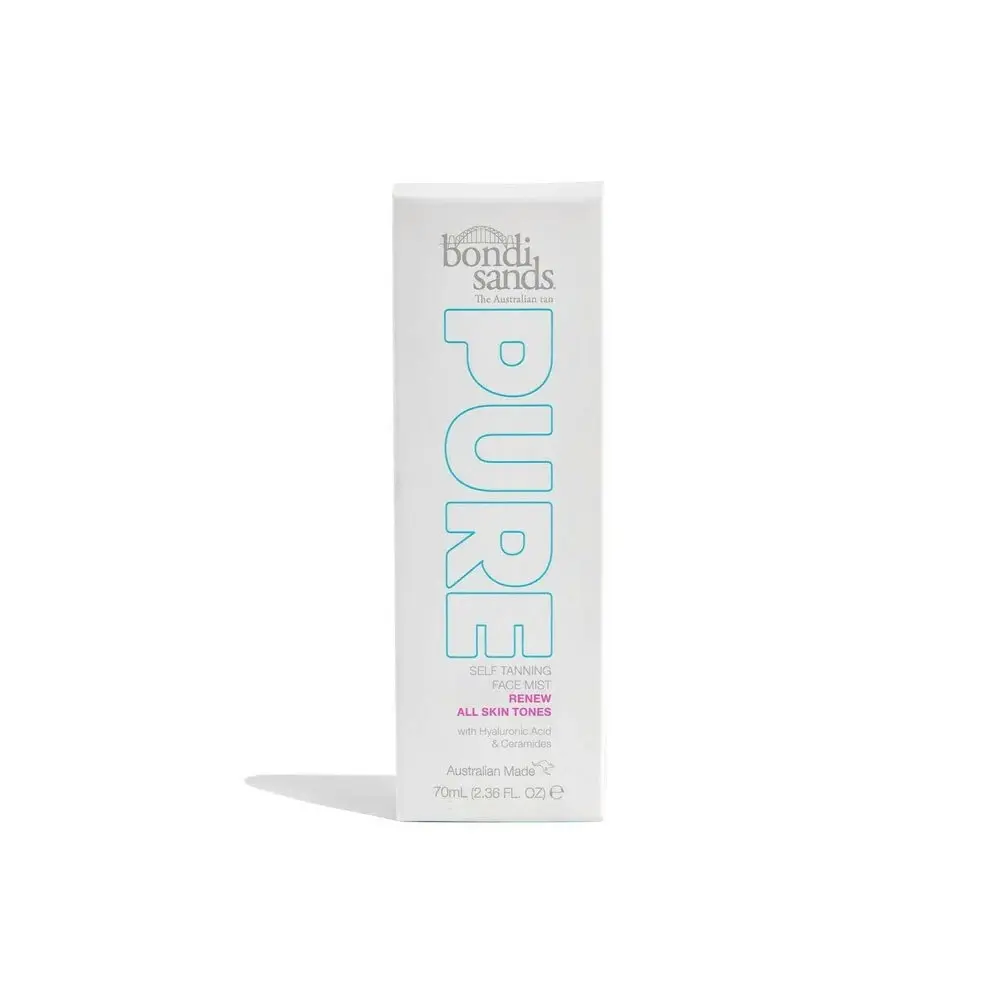 Bondi Sands Vegan Pure Self Tanning Golden Glow Facial Mist Renew 70ml