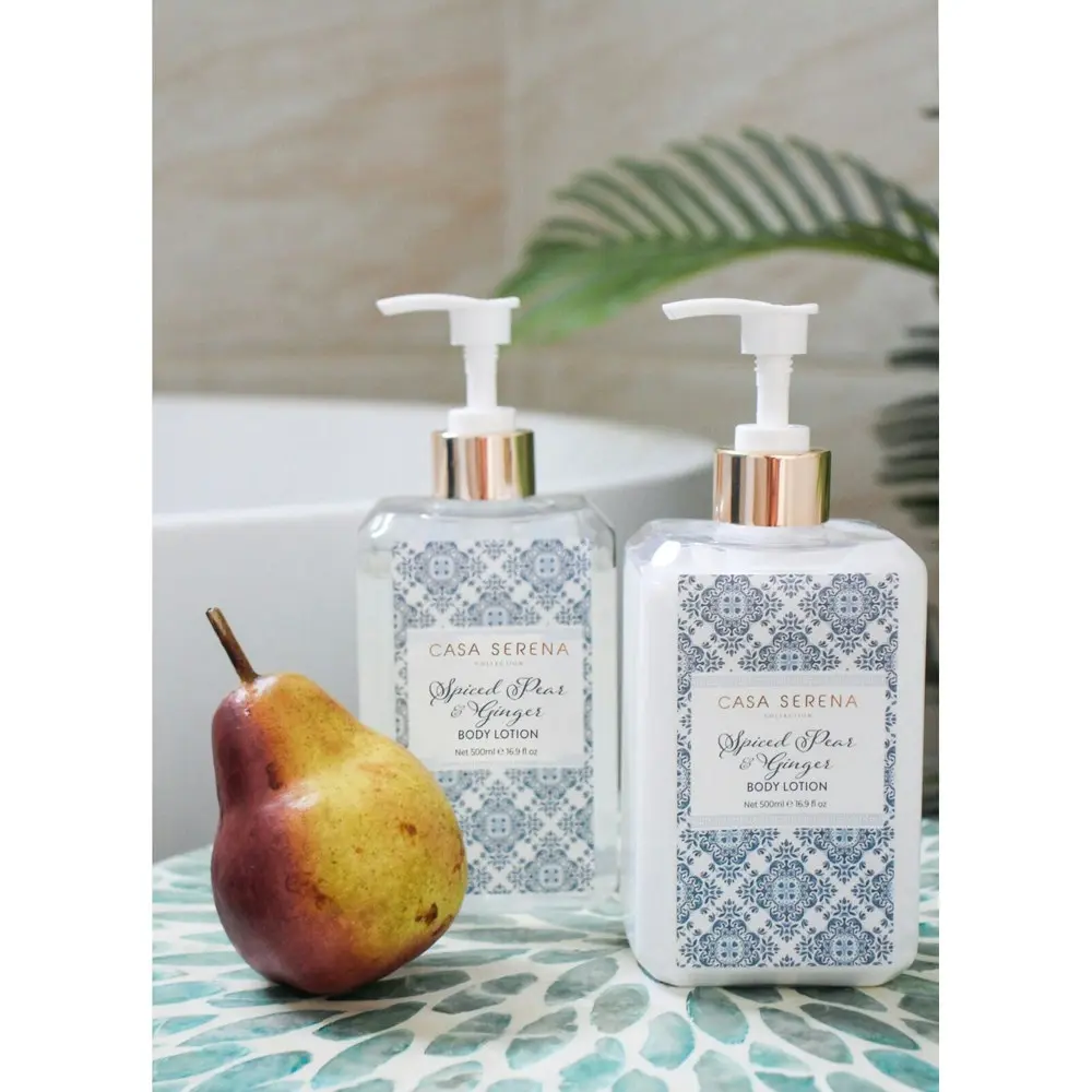 Casa Serena 500ml Body Lotion/Moisturiser Hand/Skin Cream Spiced Pear & Ginger