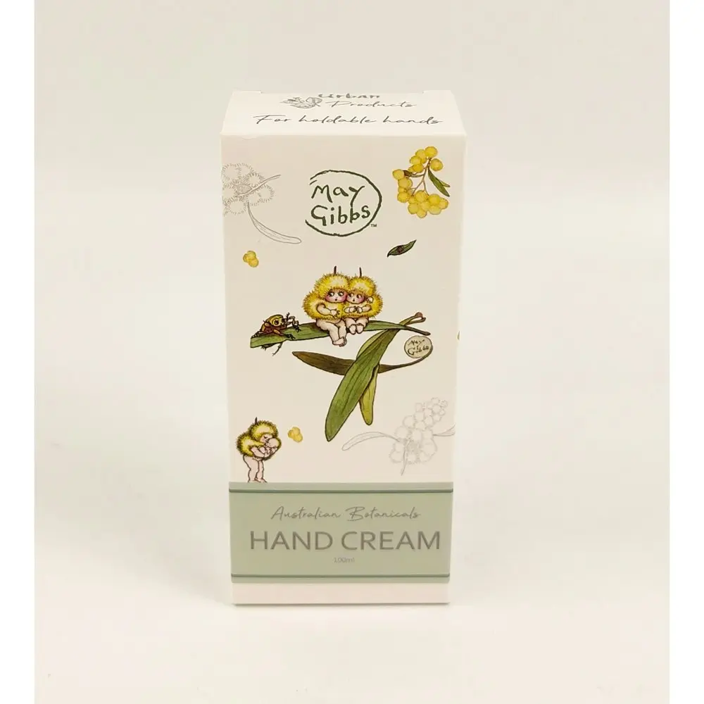 2x Urban Australian Botanicals 100ml May Gibbs Hand Cream Moisturising GRN/YLLW