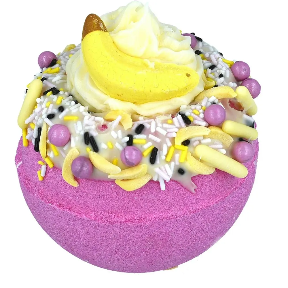 2PK Bomb Cosmetic Banana Delight Bath Bomb Blaster Scented Fragrance Tub Fizzy