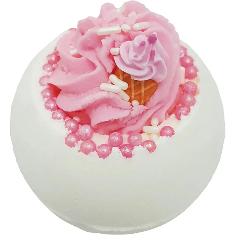 2PK Bomb Cosmetics Ice Cream Queen Bath Bomb Blaster Body Fragrance Tub Fizzies