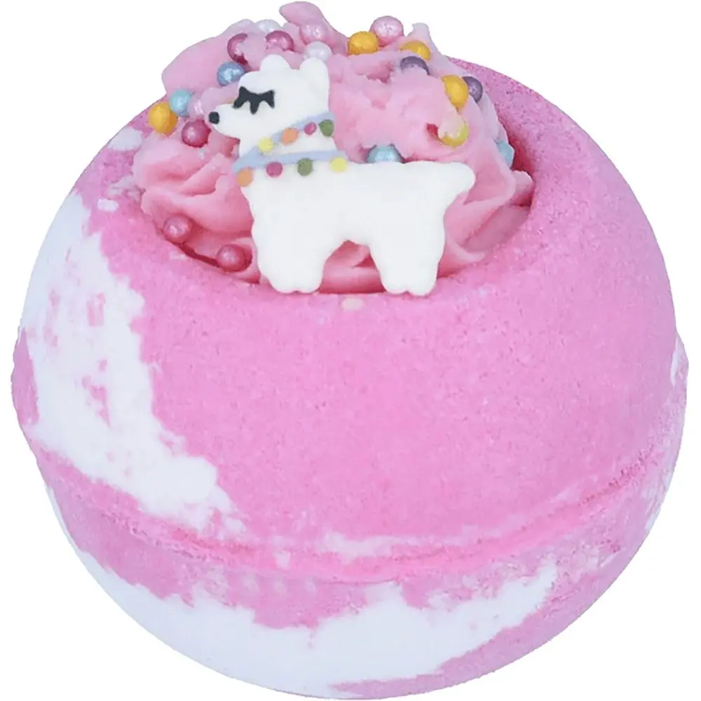 2PK Bomb Cosmetics No Prob-Llama Bath Bomb Blaster Scented Fragrance Tub Fizzies