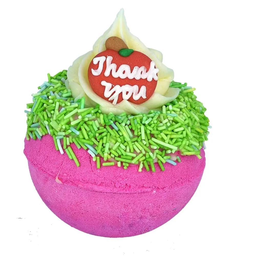 2PK Bomb Cosmetic Thank You Bath Bomb Blaster Cherry & Apple Fragrance Tub Fizzy