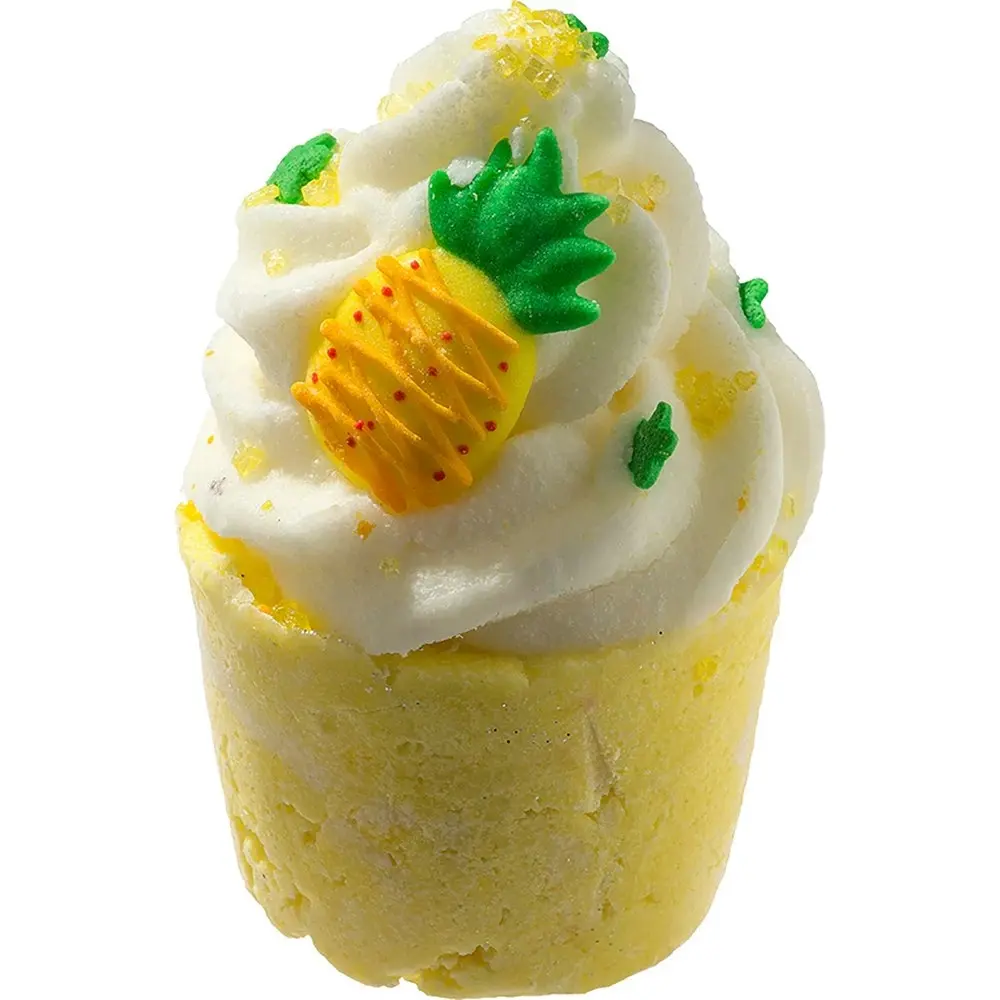 3PK Bomb Cosmetic Pineapple Party Bath Bomb Mallow Fragrance Bathing Tub Fizzy