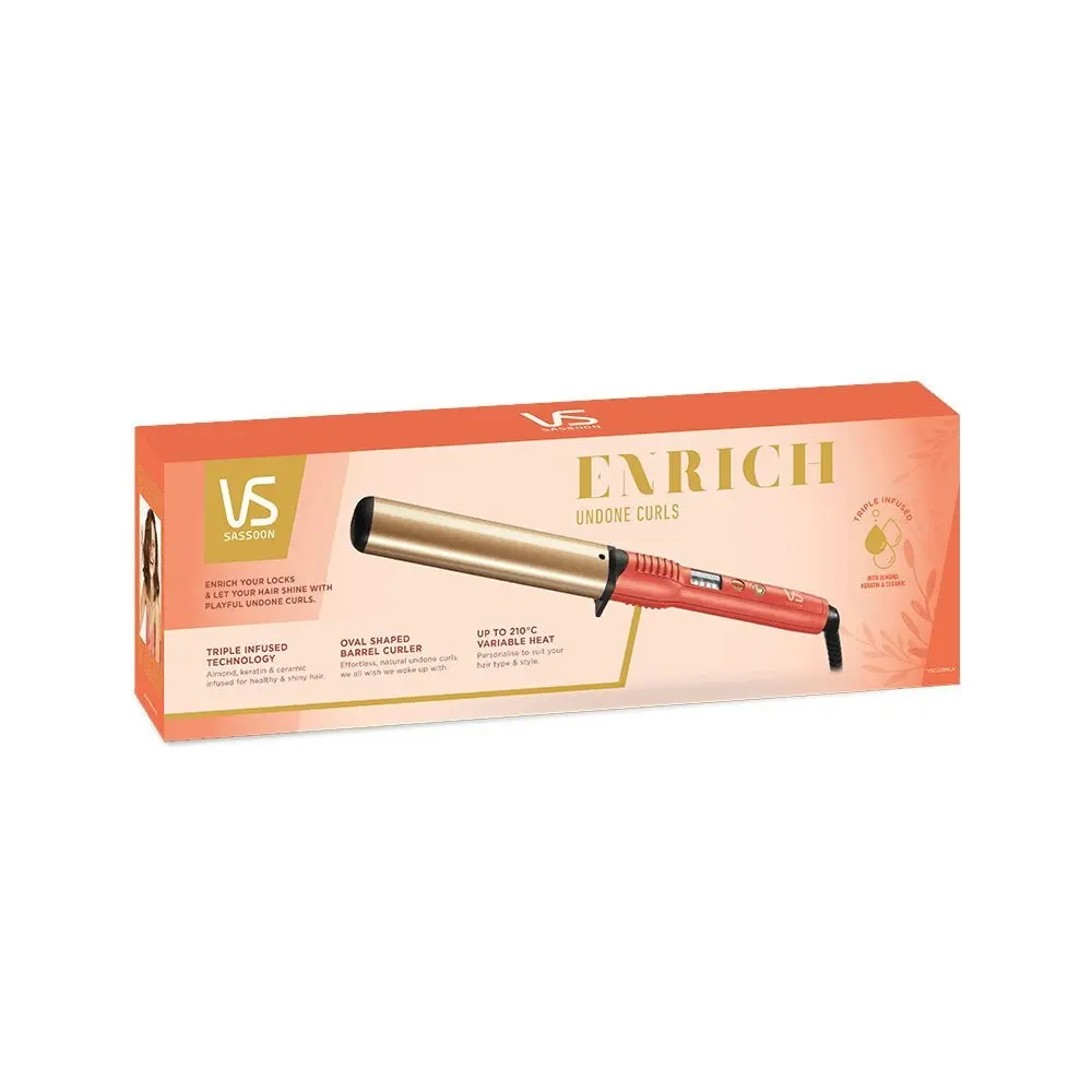 VS Sassoon Electric Enrich Salon Undone Curls Hot Ceramic Styling Tool