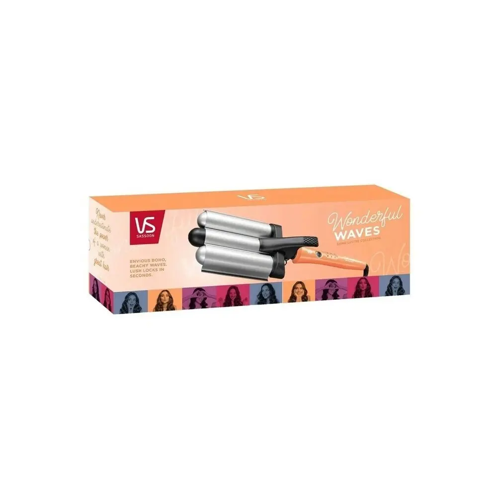 VS Sassoon Electric Shine Lustre Wonderful Waver Hot Texture Styling Tool