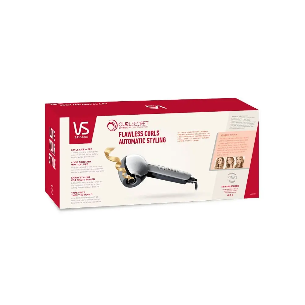 VS Sassoon Electric Automatic Curl Secret Optimum Hot Ceramic Styling Tool