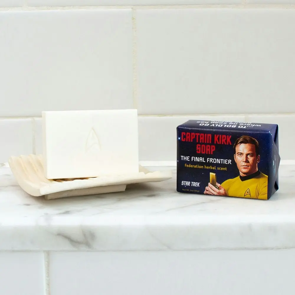 4PK Unemployed Philosopher Guild 56g Bar Soap Captain Kirk Boldy Go Herbal Scent