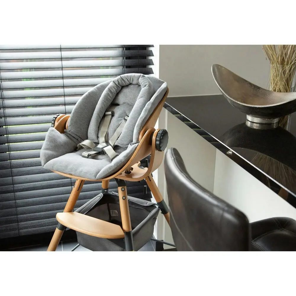 Childhome Newborn Baby Seat w/Belt 0-6m for Highchair Evolu 2 Natural/Anthracite