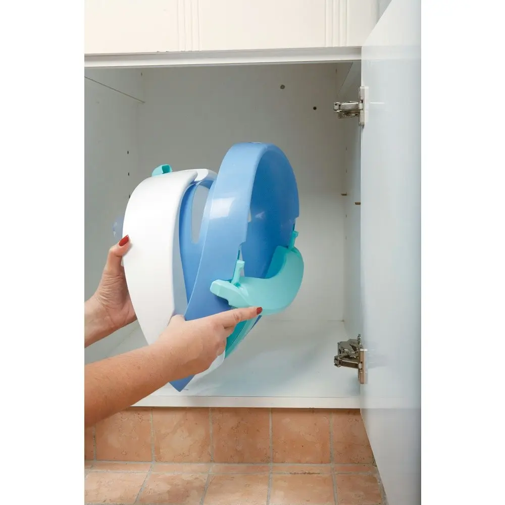 dreambaby Baby Premium Bath/Bathing Seat Comfortable/Sturdy Aqua/Blue 5-10m