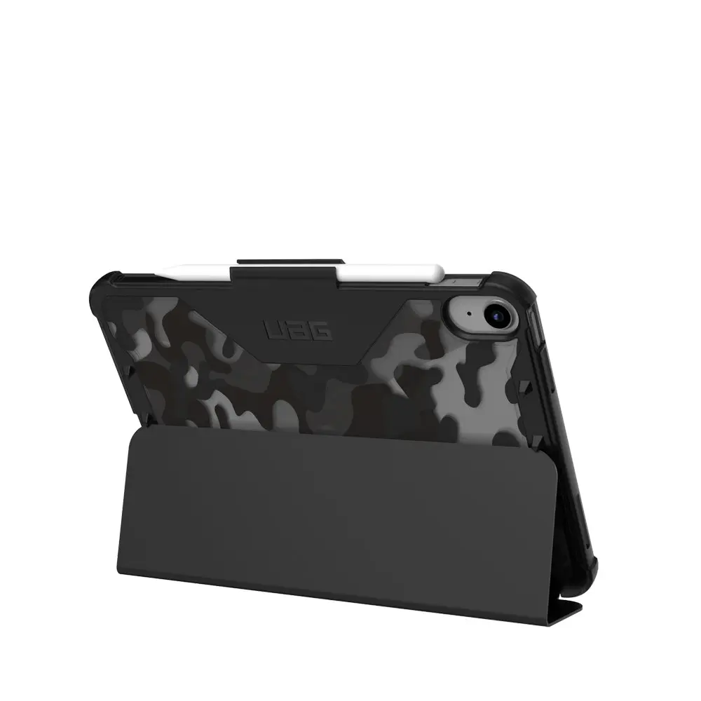 Urban Armour Gear Plyo Folio Case Cover For Apple iPad 10.9 Gen 10 Midnight Camo