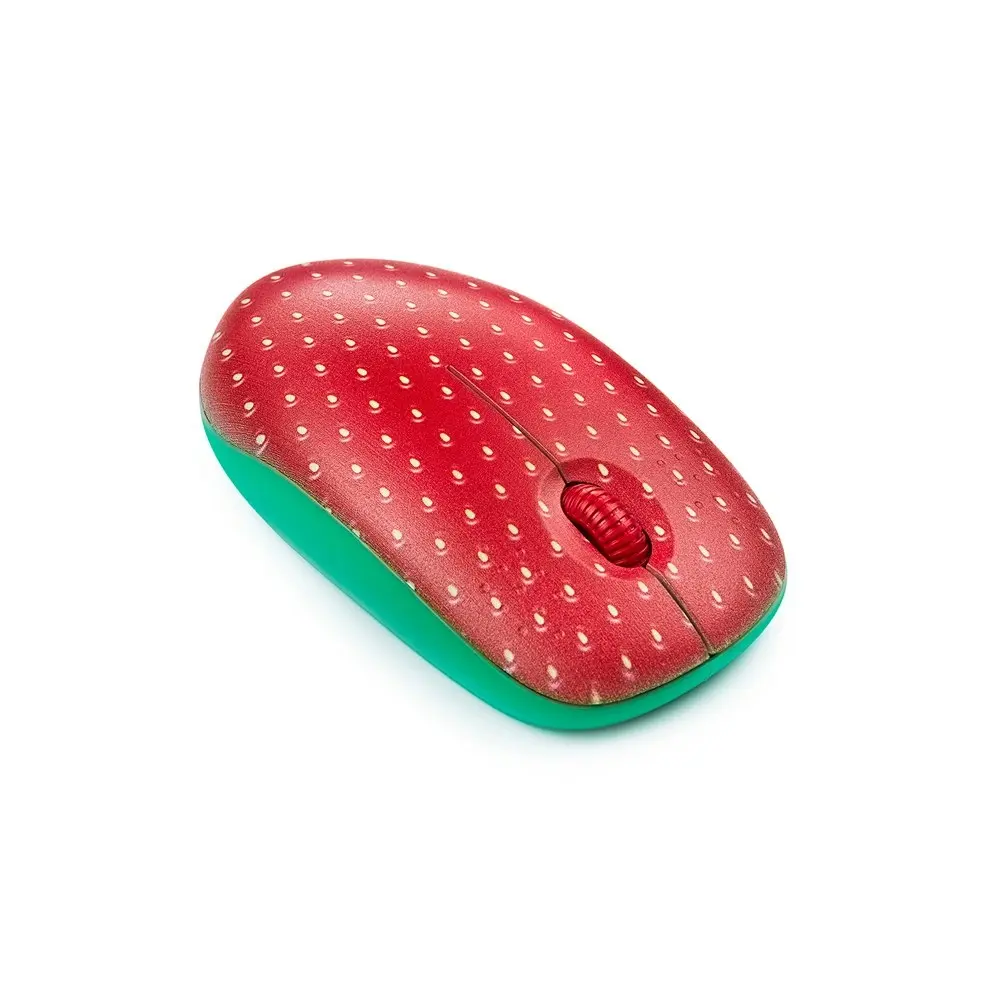 Mustard 16cm Very Berry Wireless PC/Laptop Computer Home/Office Optical Mouse