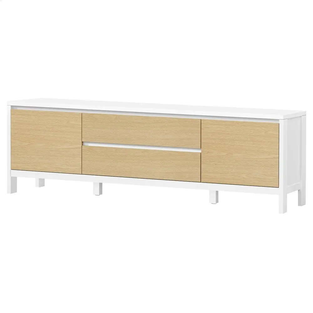 Alfordson Entertainment Unit Cabinet 180cm White