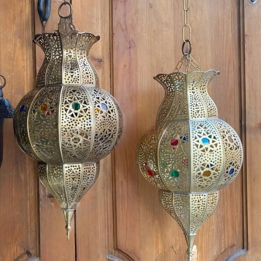 Fez Furniture & Homewares Genuine Moroccan Fretwork Pendant Light Shade - Hassan