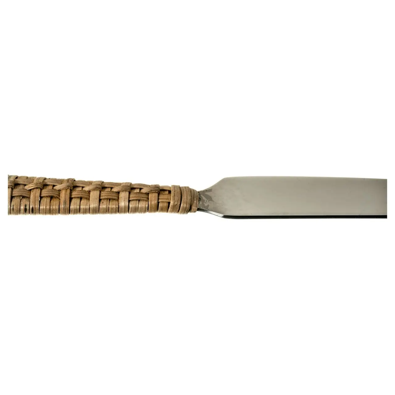 Casa Rattan Woven Pate & Cheese Knife in Natural