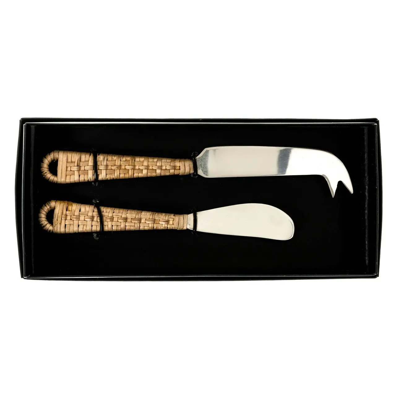 Casa Rattan Woven Pate & Cheese Knife in Natural