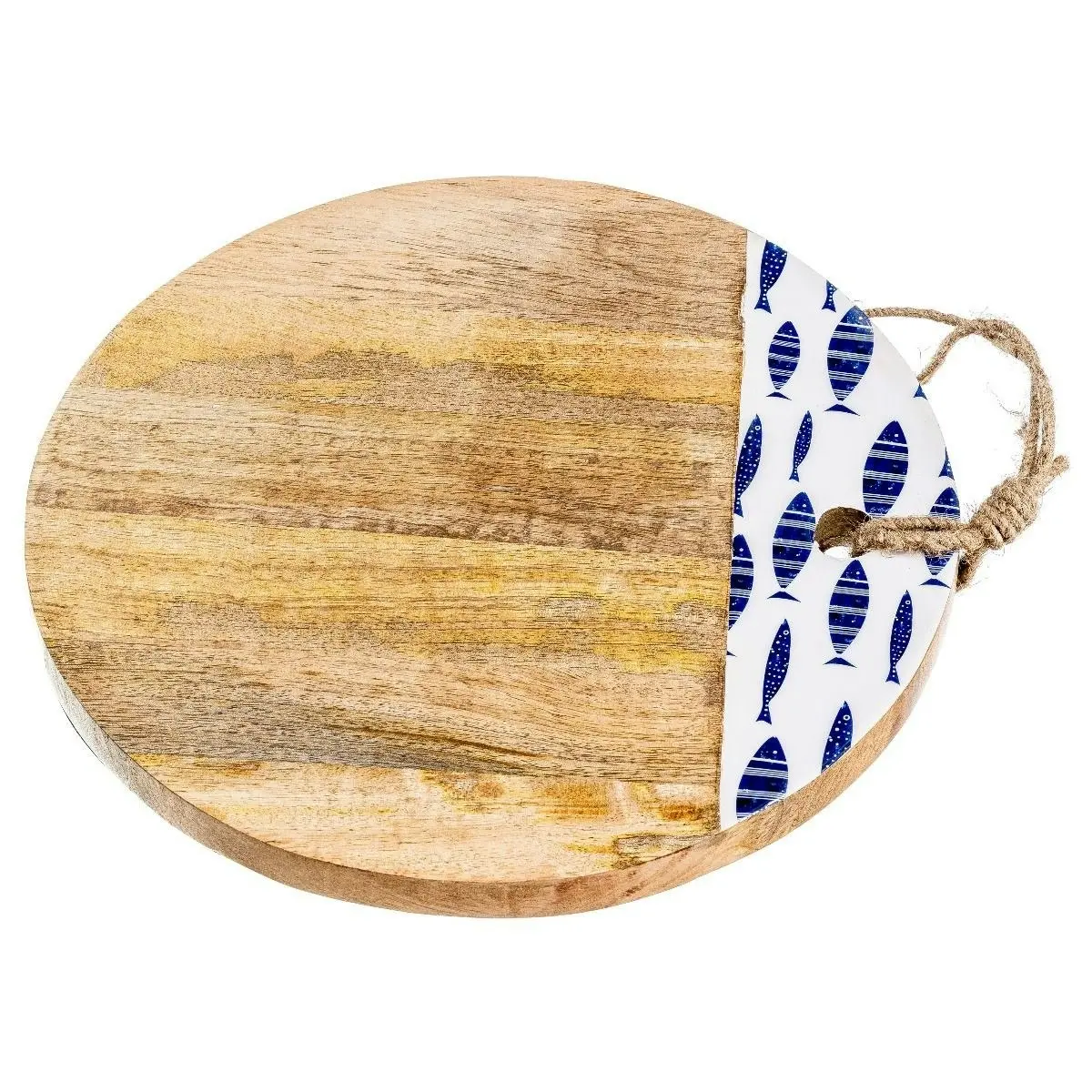 Casa Atlantic Fish Enamel Round Chopping Board