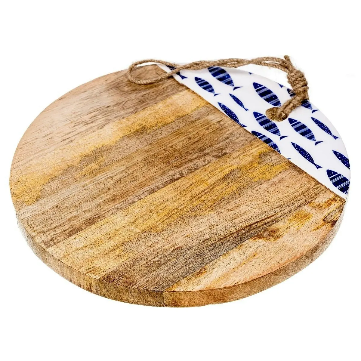 Casa Atlantic Fish Enamel Round Chopping Board